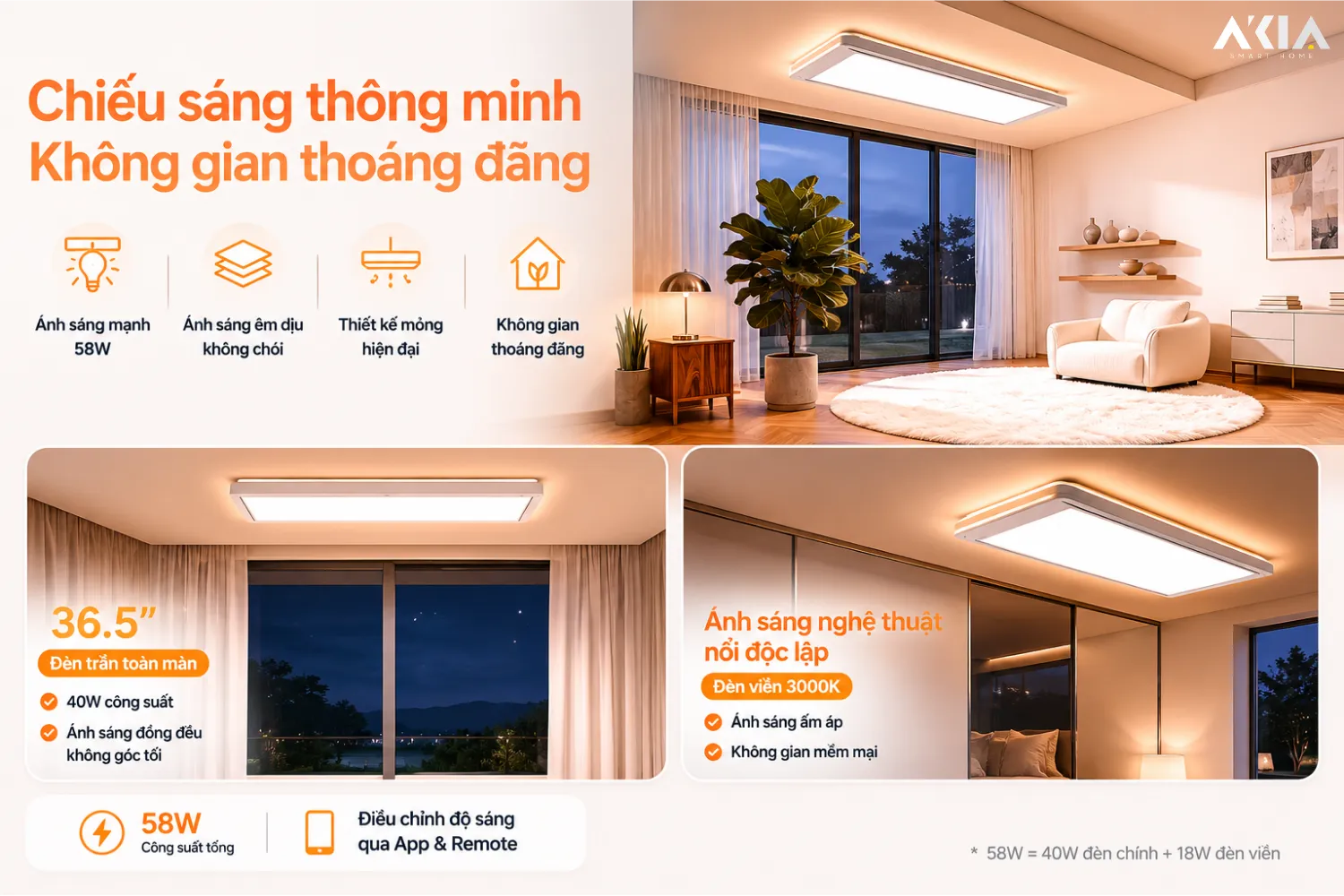 Giàn Phơi Thông Minh Âm Trần Aqara C100 18 Giàn Phơi Thông Minh Âm Trần Aqara C100 - Akia Smart Home