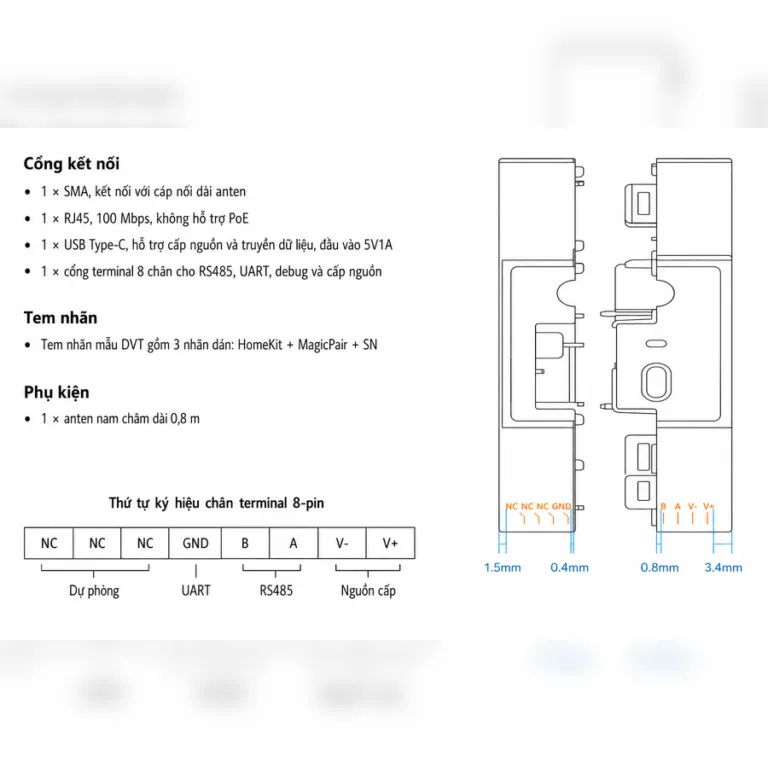 Bộ điều khiển trung tâm Aqara Hub AX100M - AKIA Smart Home