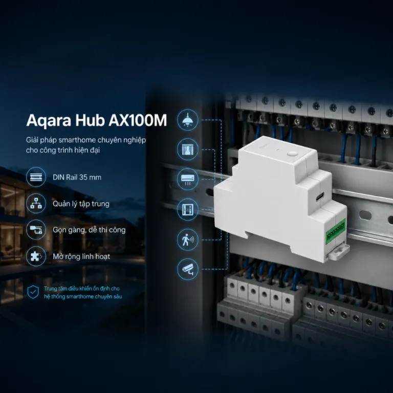 Bộ điều khiển trung tâm Aqara Hub AX100M - AKIA Smart Home