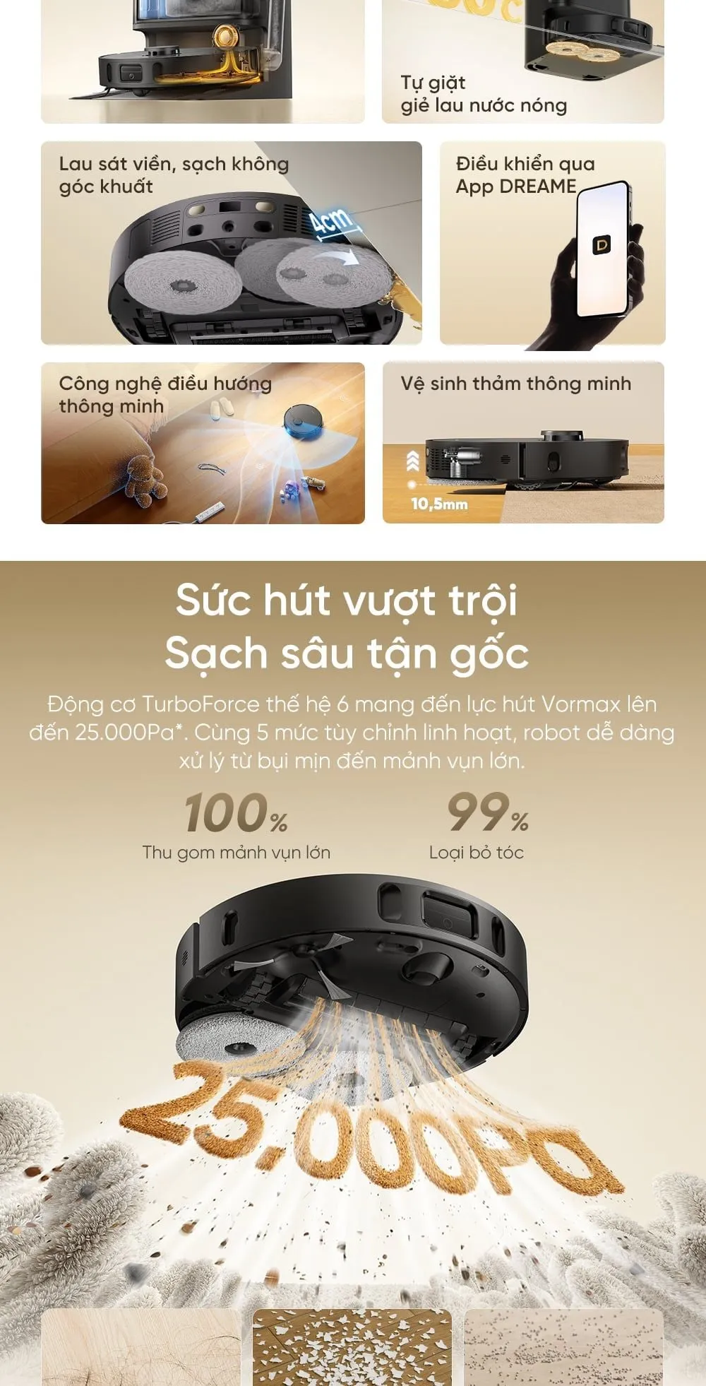Robot Hút Bụi Lau Sàn Dreame L10S Ultra Heat 13 Robot Hút Bụi Lau Sàn Dreame L10S Ultra Heat