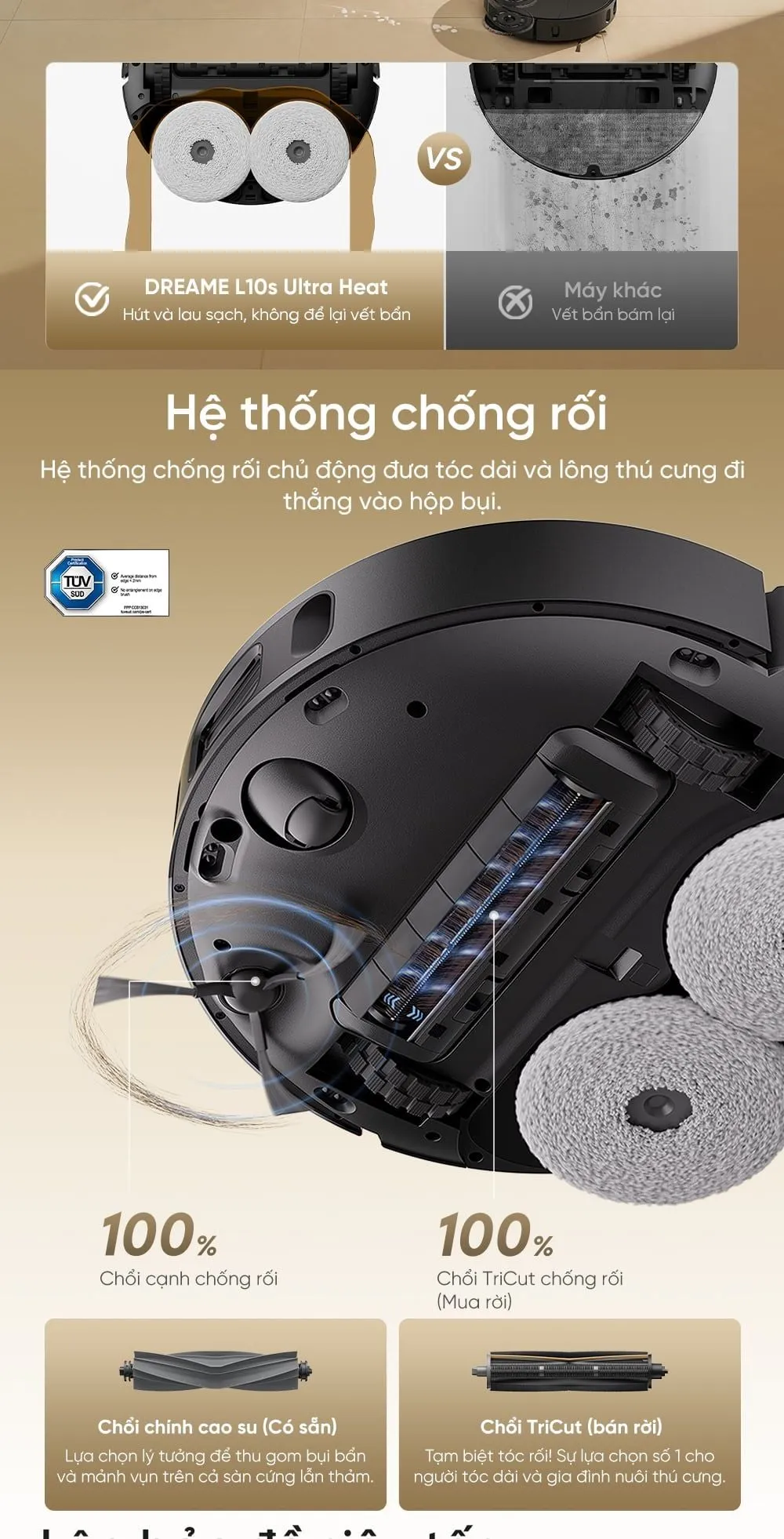 Robot Hút Bụi Lau Sàn Dreame L10S Ultra Heat 18 Robot Hút Bụi Lau Sàn Dreame L10S Ultra Heat