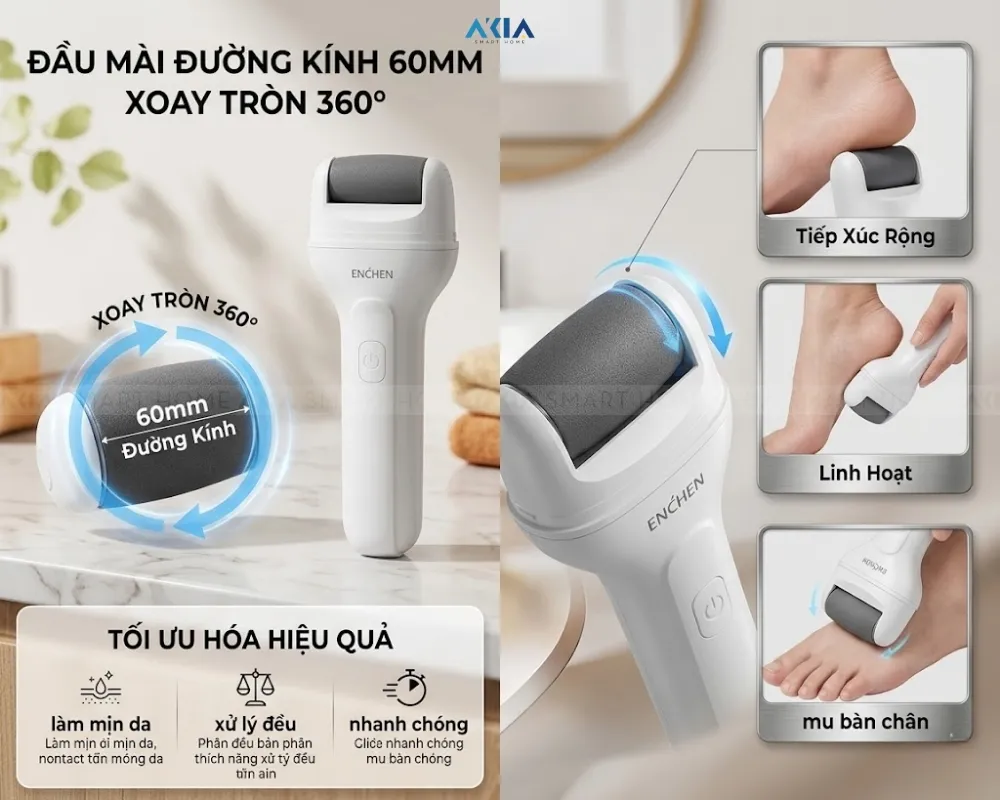 Máy Chà Gót Chân Enchen Rock 2 8 Máy Chà Gót Chân Enchen Rock 2 - Akia Smart Home