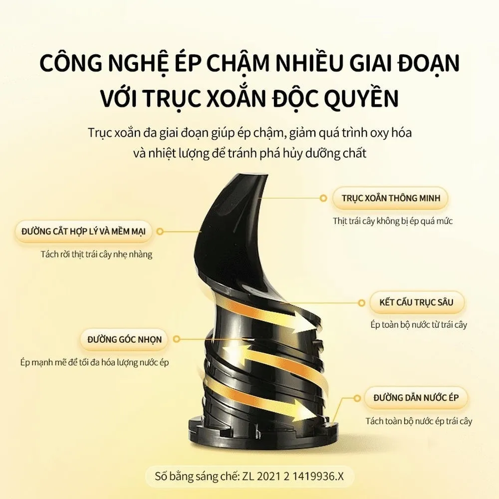 Máy Ép Chậm Bear Sj-4H01T 11 Máy Ép Chậm Bear Sj-4H01T - Akia Smart Home