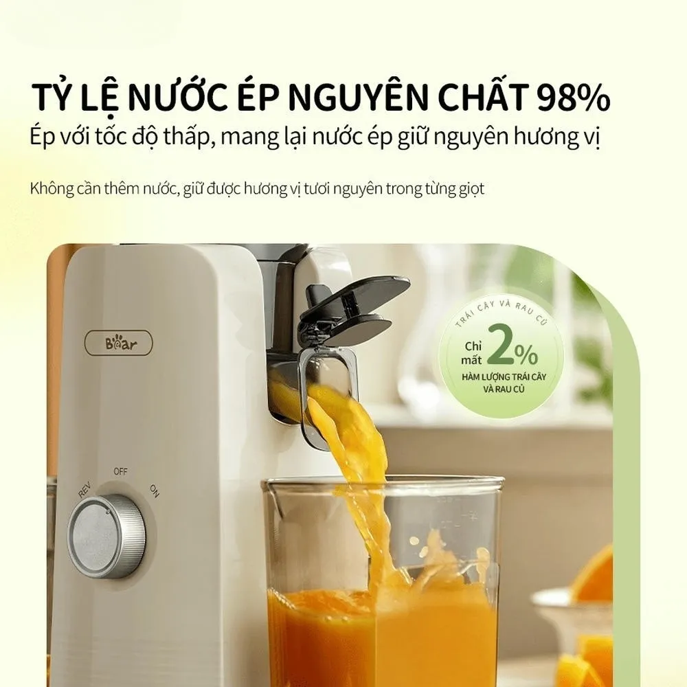 Máy Ép Chậm Bear Sj-4H01T 13 Máy Ép Chậm Bear Sj-4H01T - Akia Smart Home