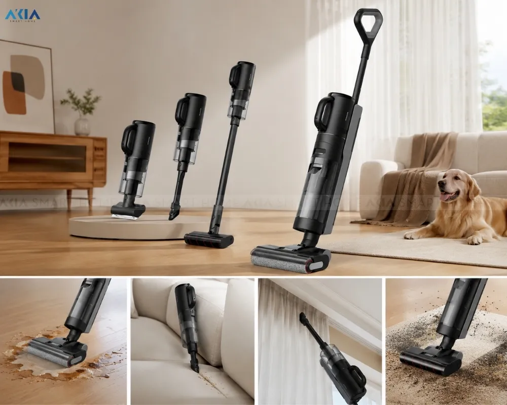 Máy Hút Bụi Lau Nhà Cầm Tay Đa Năng Dreame H12 Dual 10 Máy Hút Bụi Lau Nhà Cầm Tay Đa Năng Dreame H12 Dual - Akia Smart Home