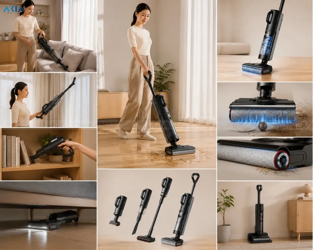 Máy Hút Bụi Lau Nhà Cầm Tay Đa Năng Dreame H12 Dual 15 Máy Hút Bụi Lau Nhà Cầm Tay Đa Năng Dreame H12 Dual - Akia Smart Home