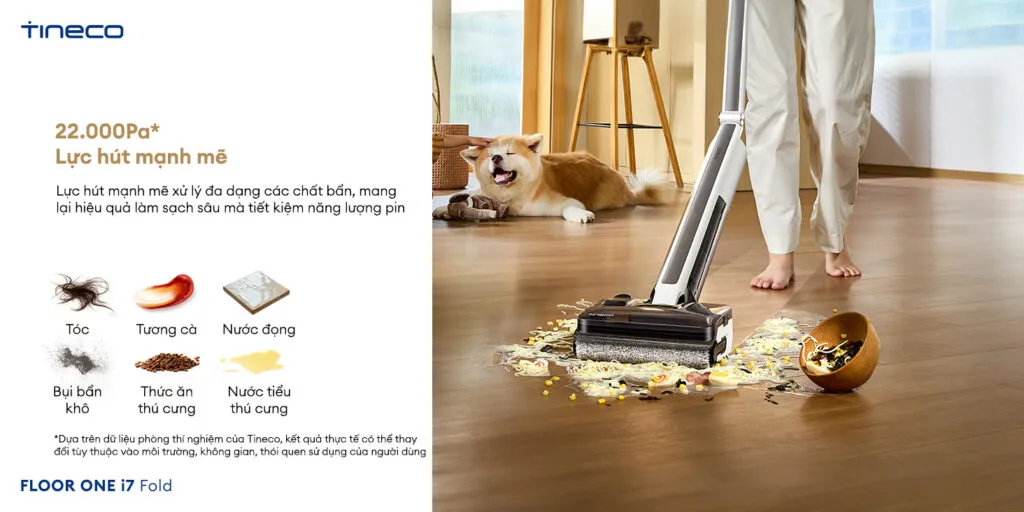 Máy Hút Bụi Lau Sàn Khô Ướt Tineco Floor One I7 Fold 14 Máy Hút Bụi Lau Sàn Khô Ướt Tineco Floor One I7 Fold - Akia Smart Home