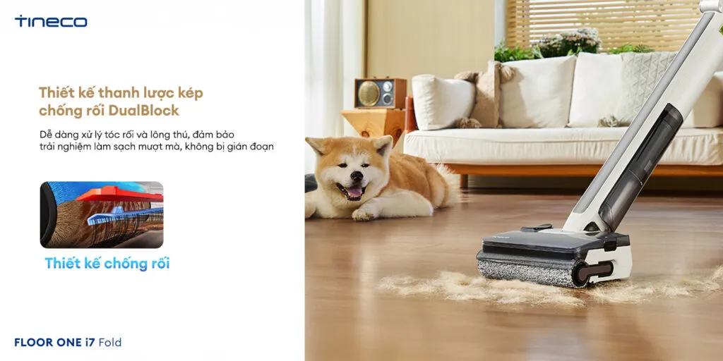 Máy Hút Bụi Lau Sàn Khô Ướt Tineco Floor One I7 Fold 16 Máy Hút Bụi Lau Sàn Khô Ướt Tineco Floor One I7 Fold - Akia Smart Home