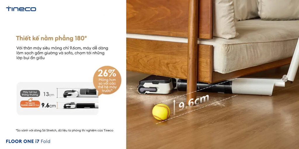 Máy Hút Bụi Lau Sàn Khô Ướt Tineco Floor One I7 Fold 18 Máy Hút Bụi Lau Sàn Khô Ướt Tineco Floor One I7 Fold - Akia Smart Home