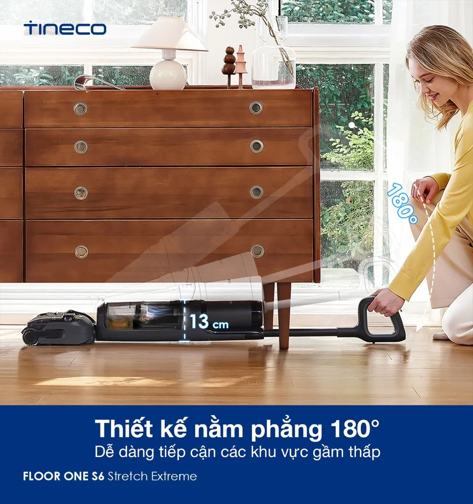 Máy Hút Bụi Lau Sàn Khô Ướt Tineco Floor One S6 Stretch Extreme 11 Máy Hút Bụi Lau Sàn Khô Ướt Tineco Floor One S6 Stretch Extreme - Akia Smart Home
