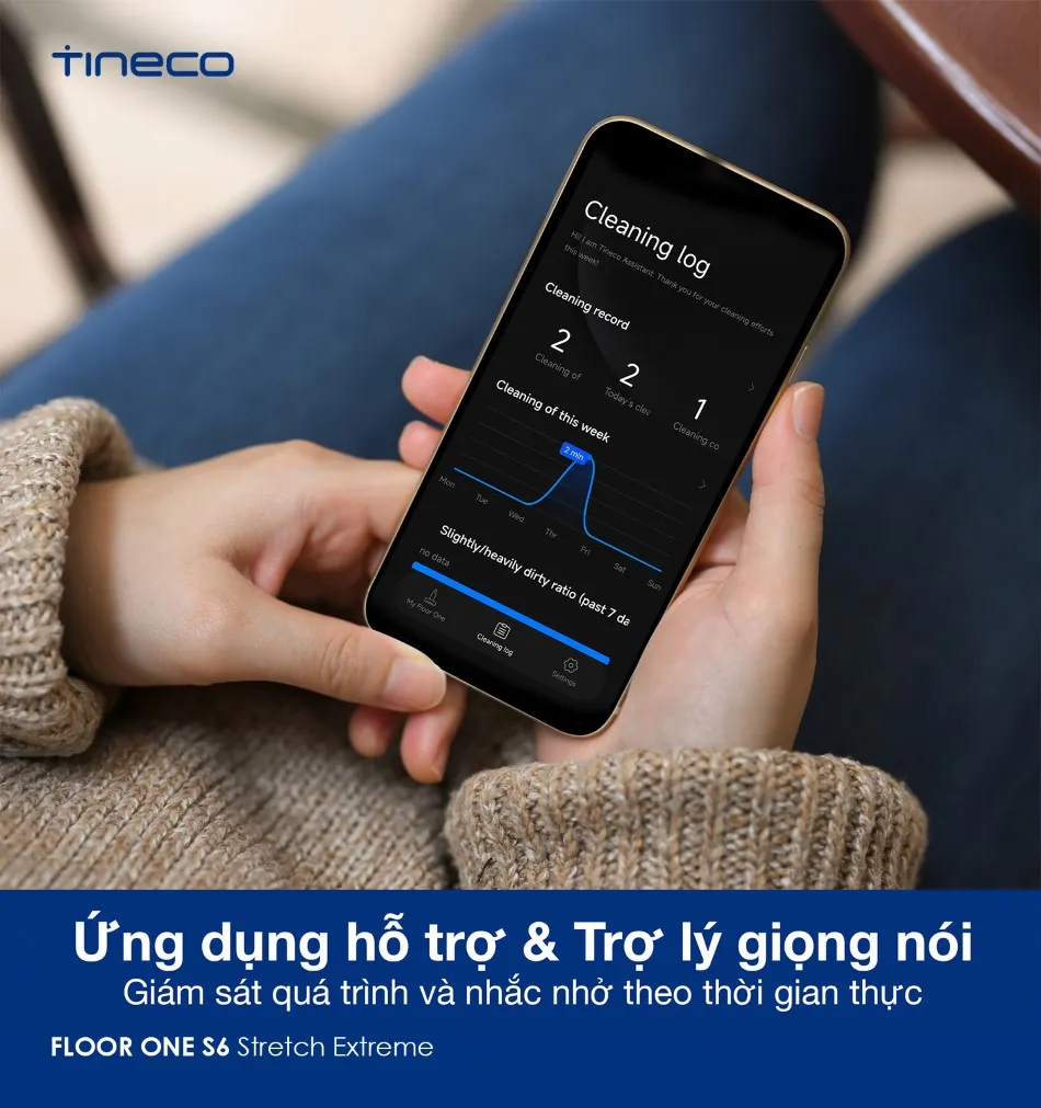Máy Hút Bụi Lau Sàn Khô Ướt Tineco Floor One S6 Stretch Extreme 8 Máy Hút Bụi Lau Sàn Khô Ướt Tineco Floor One S6 Stretch Extreme - Akia Smart Home