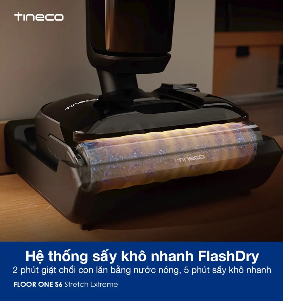Máy Hút Bụi Lau Sàn Khô Ướt Tineco Floor One S6 Stretch Extreme 12 Máy Hút Bụi Lau Sàn Khô Ướt Tineco Floor One S6 Stretch Extreme - Akia Smart Home