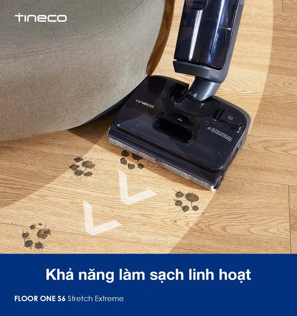 Máy Hút Bụi Lau Sàn Khô Ướt Tineco Floor One S6 Stretch Extreme 9 Máy Hút Bụi Lau Sàn Khô Ướt Tineco Floor One S6 Stretch Extreme - Akia Smart Home