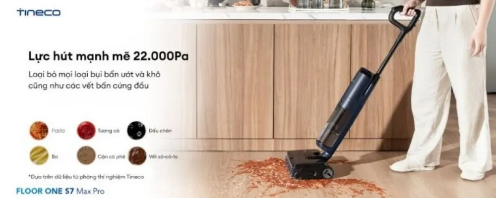 Máy Hút Bụi Lau Sàn Khô Ướt Tineco Floor One S7 Max Pro 10 Máy Hút Bụi Lau Sàn Khô Ướt Tineco Floor One S7 Max Pro - Akia Smart Home
