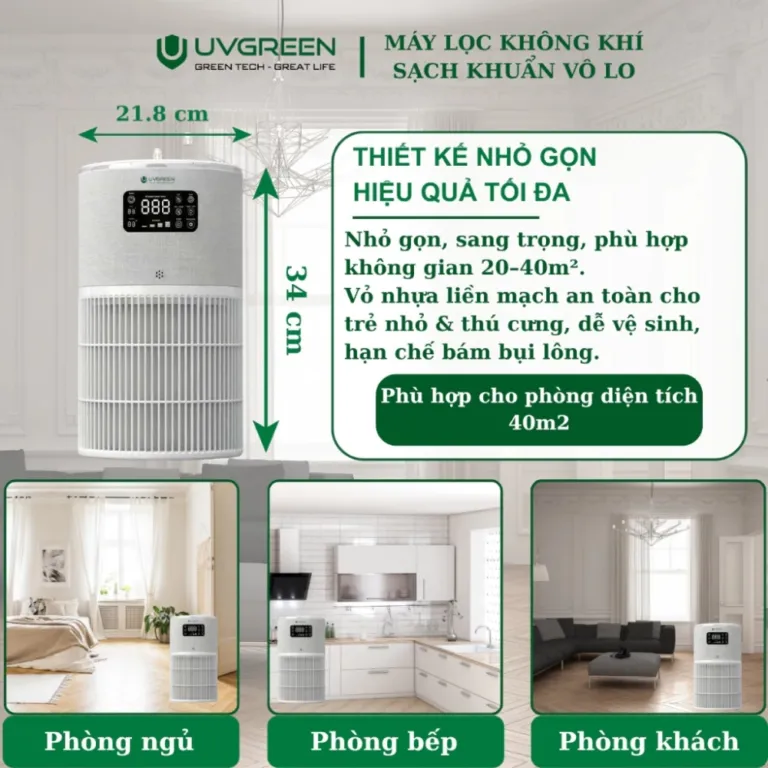 Máy lọc không khí UVgreen KA400 - AKIA Smart Home