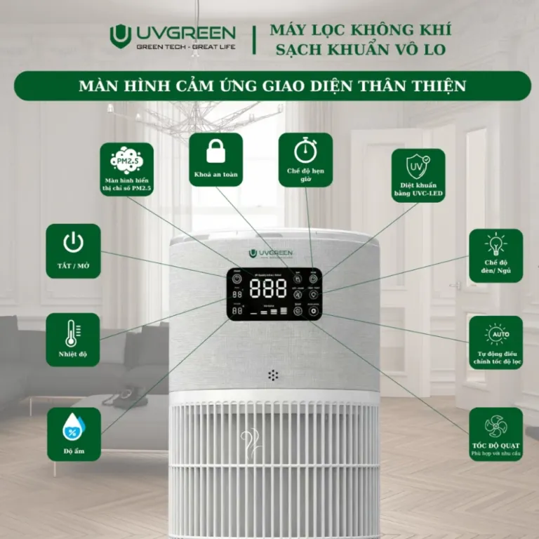 Máy lọc không khí UVgreen KA400 - AKIA Smart Home