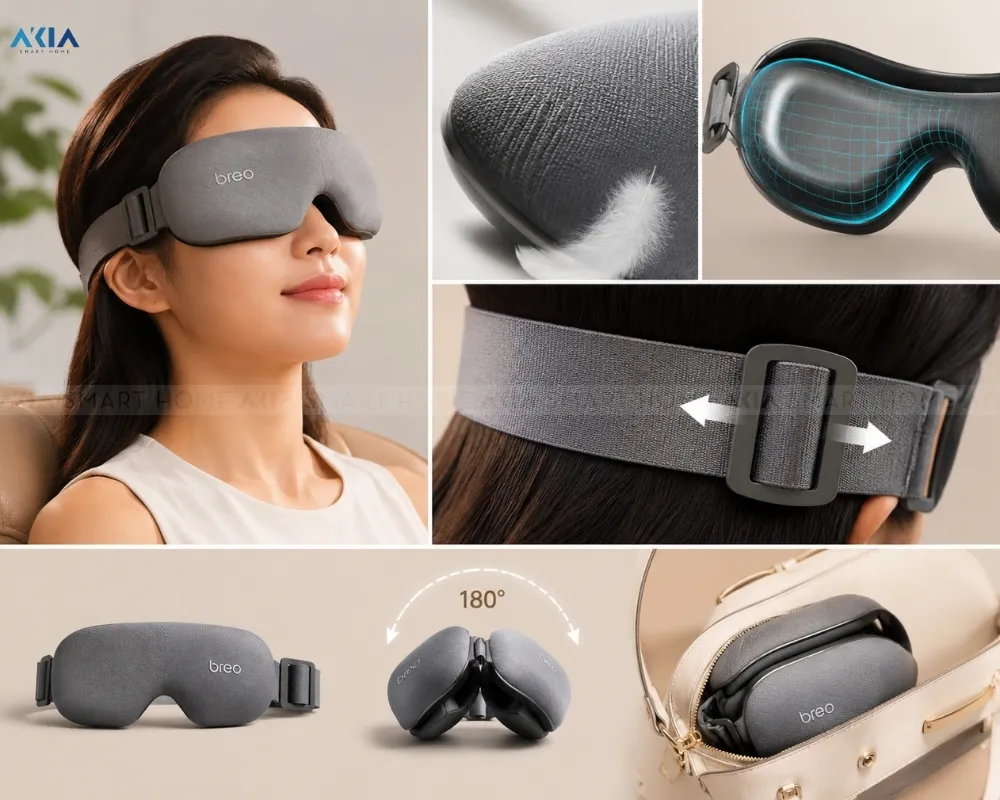 Máy Massage Mắt Breo Iseem 7 Máy Massage Mắt Breo Iseem - Akia Smart Home