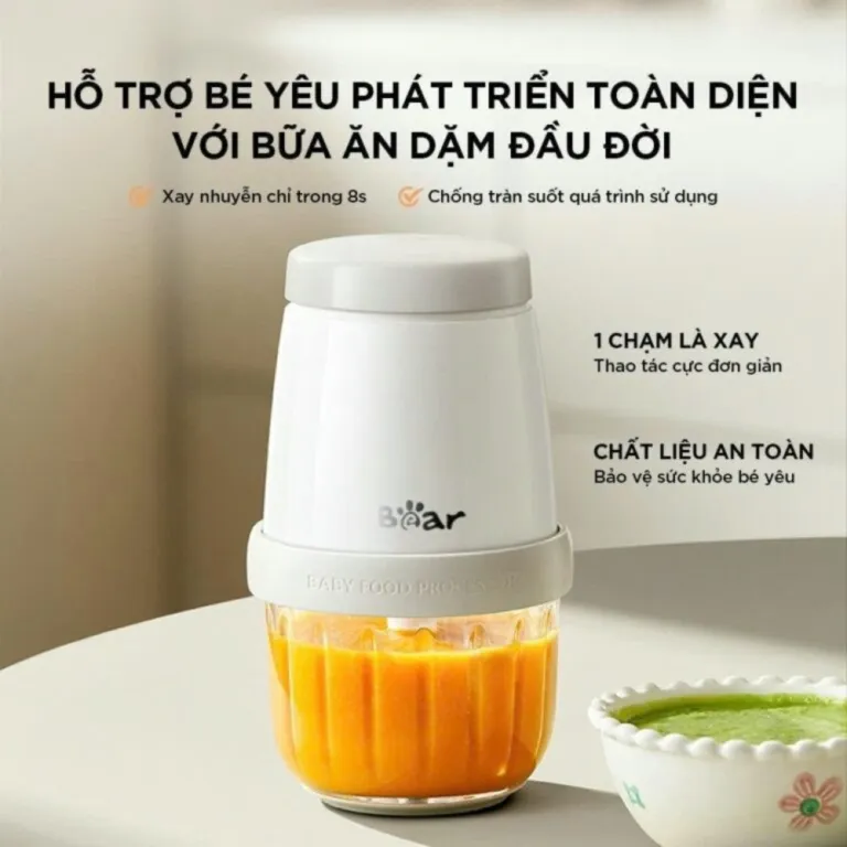 Máy xay ăn dặm 0.3L Bear CD-5H02D24 | AKIA