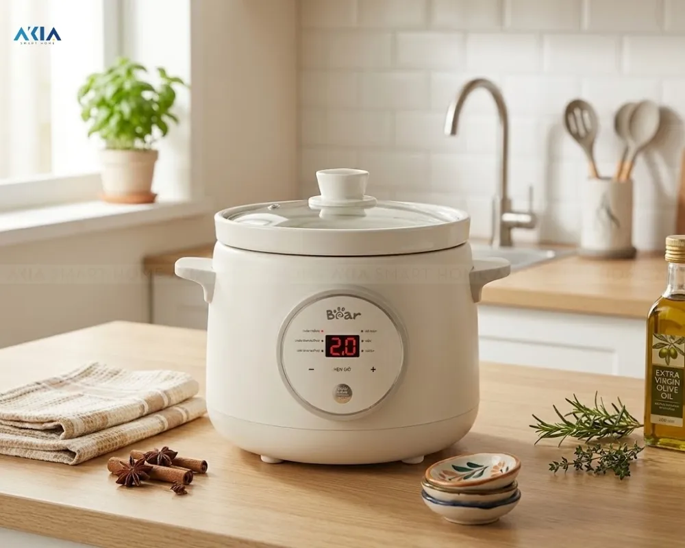 Nồi Nấu Chậm 1.5L Bear Sb-Nnc15 6 Nồi Nấu Chậm 1.5L Bear Sb-Nnc15 - Akia Smart Home