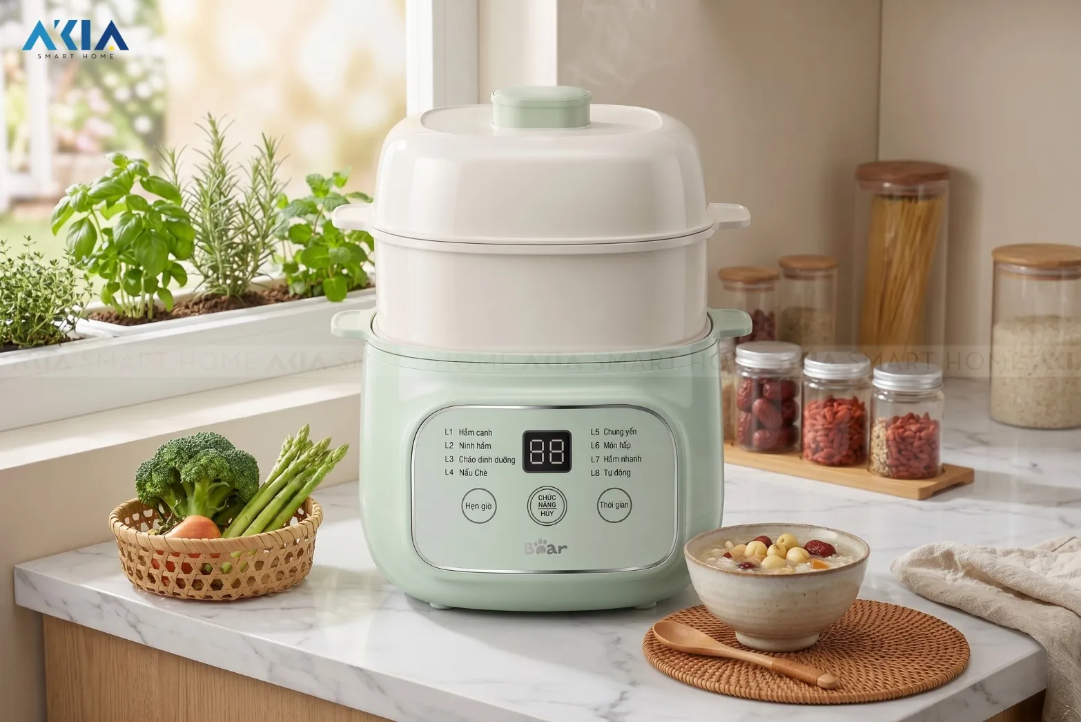 Nồi Nấu Chậm 0.8L Bear Est-085Dh 27 Nồi Nấu Chậm 0.8L Bear Est-085Dh - Akia Smart Home