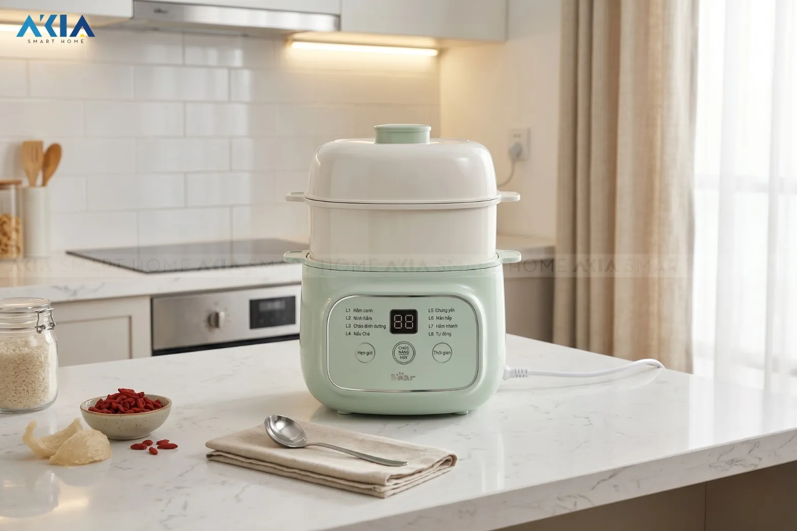 Nồi Nấu Chậm 0.8L Bear Est-085Dh 24 Nồi Nấu Chậm 0.8L Bear Est-085Dh - Akia Smart Home
