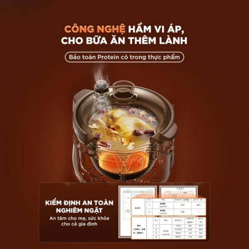 Nồi Nấu Chậm Tử Sa 3L Bear Esp-305Lp 20 Nồi Nấu Chậm Tử Sa 3L Bear Esp-305Lp - Akia Smart Home