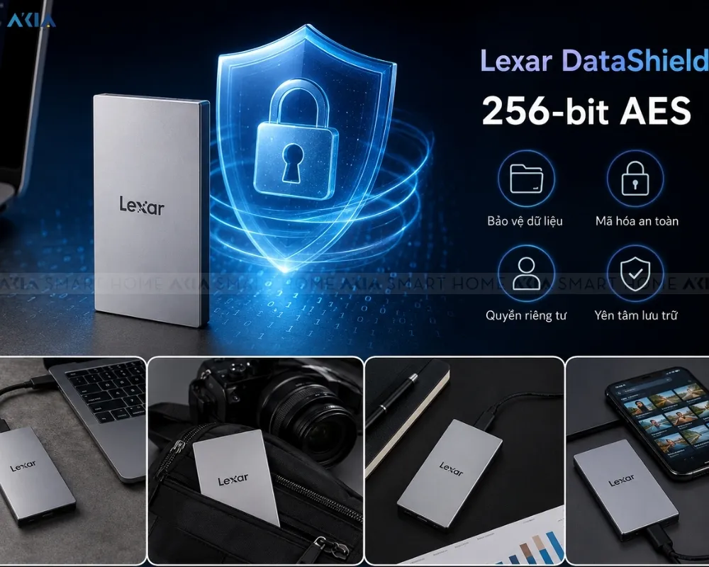 Ổ Cứng Lexar Es3 Ssd 1Tb Usb Gen2 Portable Ssd External Solid 18 Ổ Cứng Lexar Es3 Ssd 1Tb Usb Gen2 Portable Ssd External Solid - Akia Smart Home