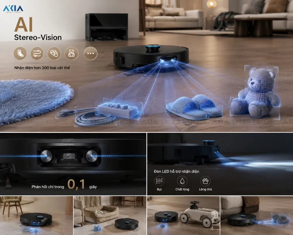 Robot Hút Bụi Lau Nhà Dreame X60 Master 16 Robot Hút Bụi Lau Nhà Dreame X60 Master - Akia Smart Home