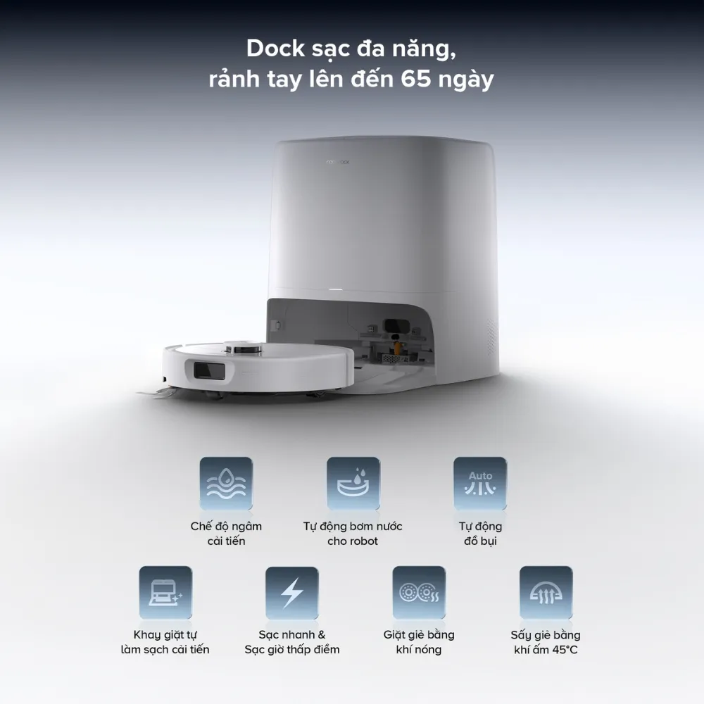 Robot Hút Bụi Lau Nhà Roborock Qrevo 2 Pro 21 Robot Hút Bụi Lau Nhà Roborock Qrevo 2 Pro - Akia Smart Home