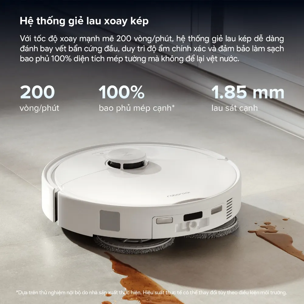 Robot Hút Bụi Lau Nhà Roborock Qrevo 2 Pro 15 Robot Hút Bụi Lau Nhà Roborock Qrevo 2 Pro - Akia Smart Home