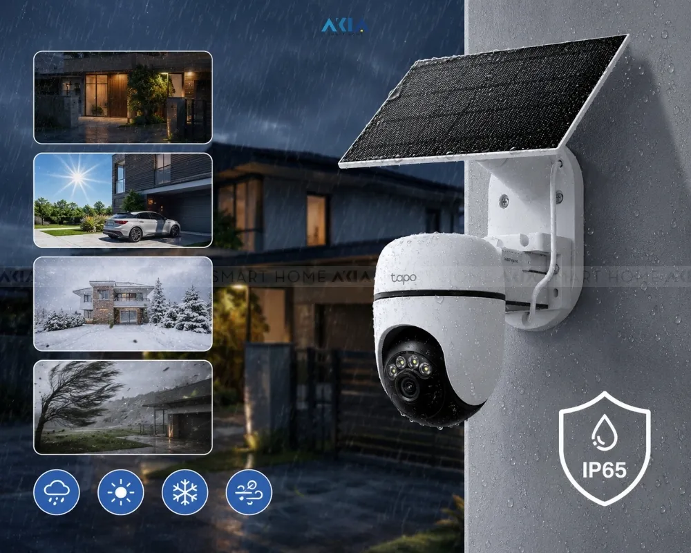 Camera An Ninh Quay Quét Năng Lượng Mặt Trời Tapo C610 Kit 13 Camera An Ninh Quay Quét Năng Lượng Mặt Trời Tapo C610 Kit - Akia Smart Home