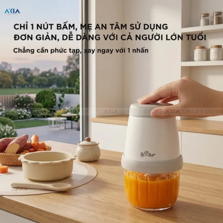 Máy xay ăn dặm 0.3L Bear CD-5H02D24 | AKIA