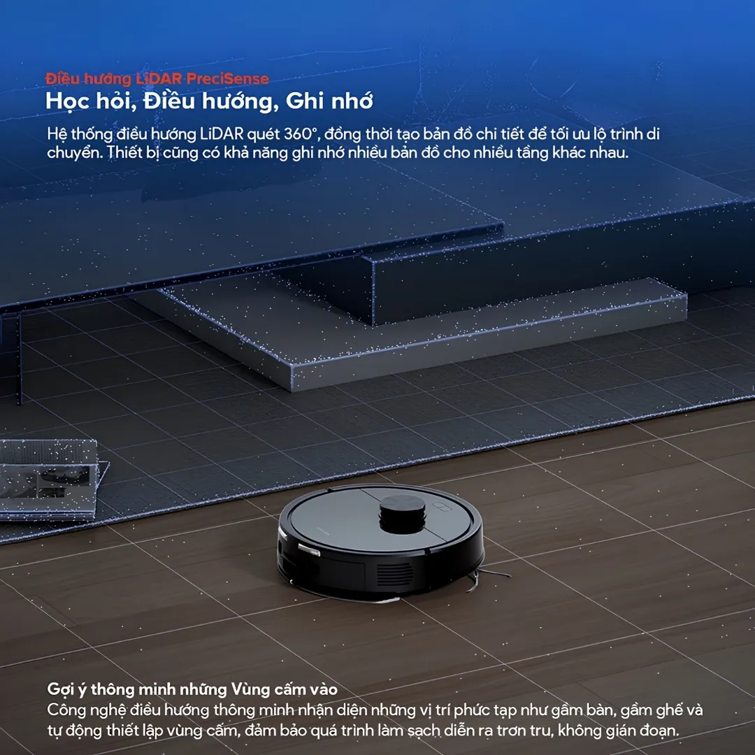 Robot Hút Bụi Lau Nhà Roborock Q7 Pro Max+ 12 Robot Hút Bụi Lau Nhà Roborock Q7 Pro Max+ - Akia Smart Home
