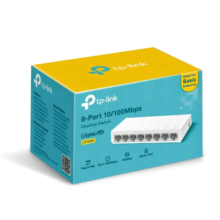 Bộ chia mạng TPLink LS1008 8 cổng 10/100Mbps - AKIA Smart Home