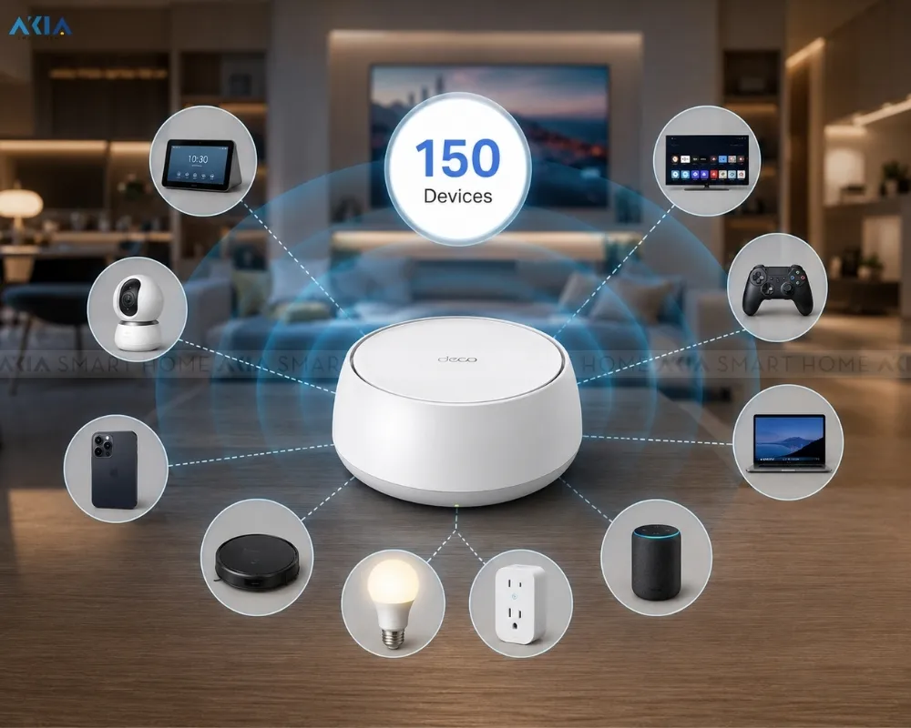 Bộ Mesh Wifi 7 Tp-Link Deco Be22 Be3600 22 Bộ Mesh Wifi 7 Tp-Link Deco Be22 Be3600 - Akia Smart Home