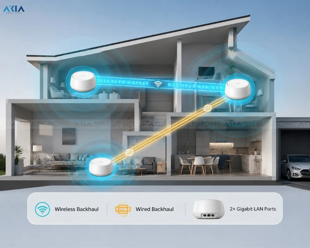 Bộ Mesh Wifi 7 Tp-Link Deco Be22 Be3600 23 Bộ Mesh Wifi 7 Tp-Link Deco Be22 Be3600 - Akia Smart Home