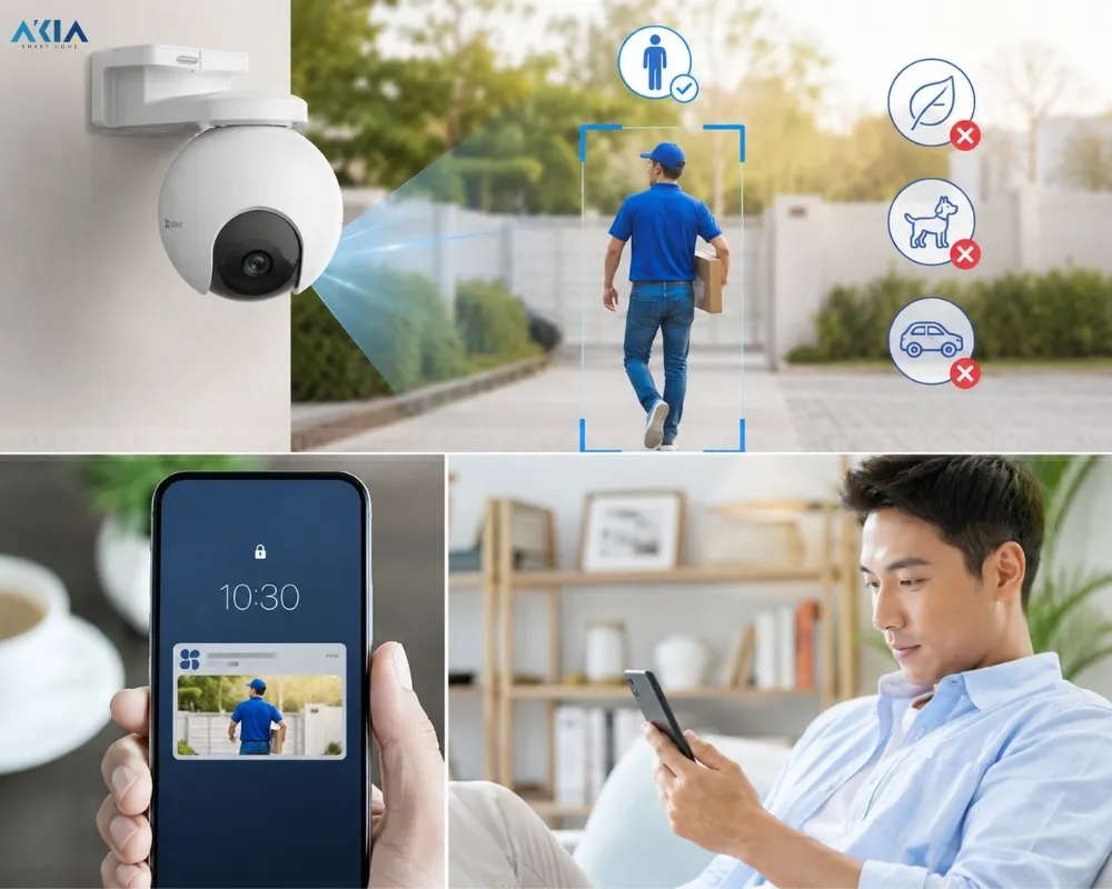 Camera Ngoài Trời 4G Ezviz Eb8 2K &Amp; Tấm Pin Solarpanele 16 Camera Ngoài Trời 4G Ezviz Eb8 2K &Amp; Tấm Pin Solarpanele - Akia Smart Home