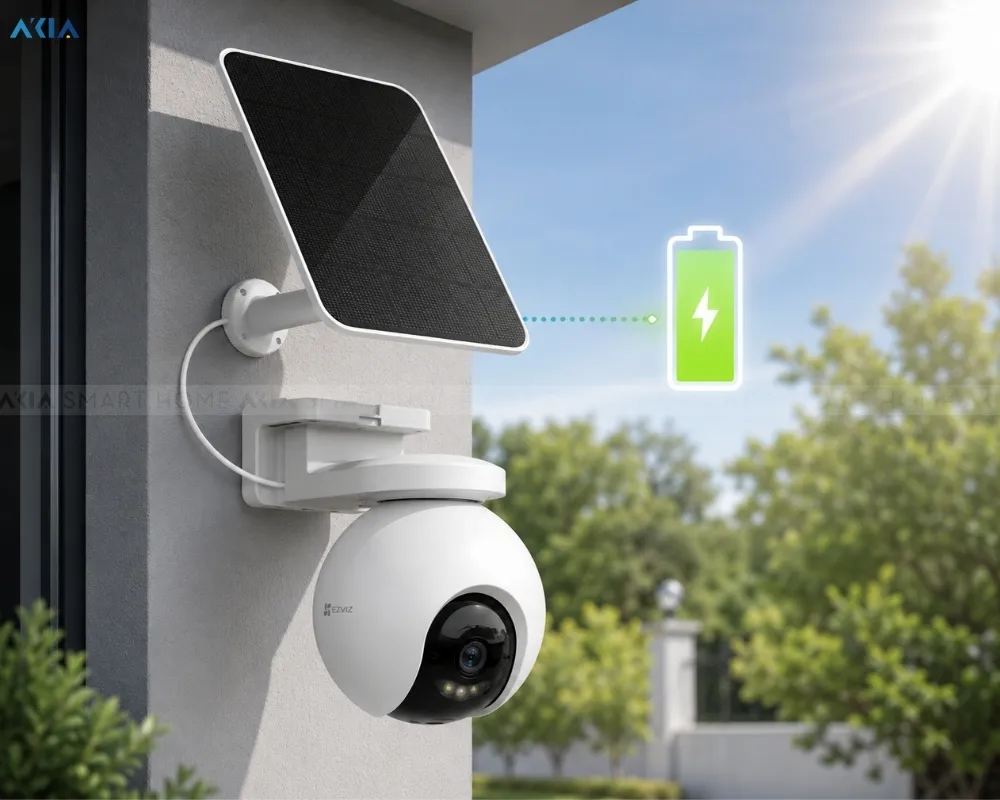 Camera Ngoài Trời 4G Ezviz Eb8 2K &Amp; Tấm Pin Solarpanele 19 Camera Ngoài Trời 4G Ezviz Eb8 2K &Amp; Tấm Pin Solarpanele - Akia Smart Home