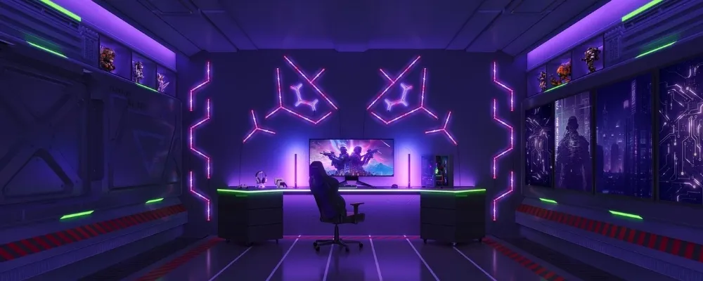 Đèn Led Dán Tường Govee Gaming Wall Light H6063 28 Đèn Led Dán Tường Govee Gaming Wall Light H6063 - Akia Smart Home