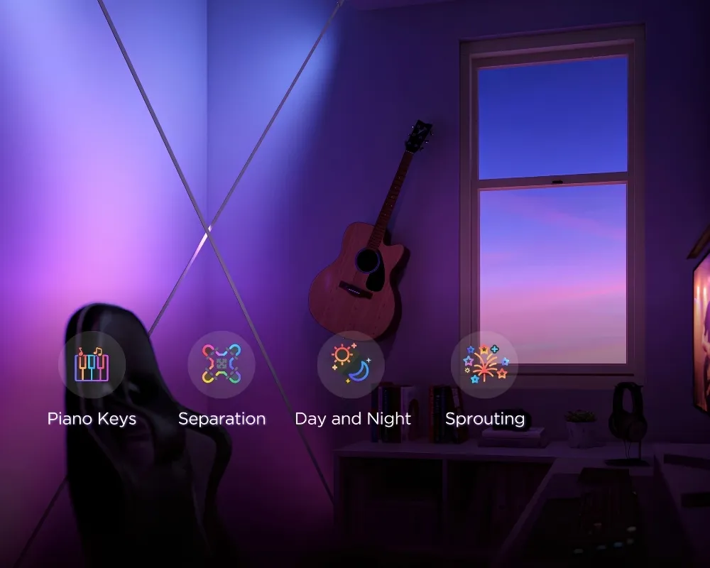 Đèn Led Dây Govee Strip Light With Skyline Kit H61B8 22 Đèn Led Dây Govee Strip Light With Skyline Kit H61B8 - Akia Smart Home