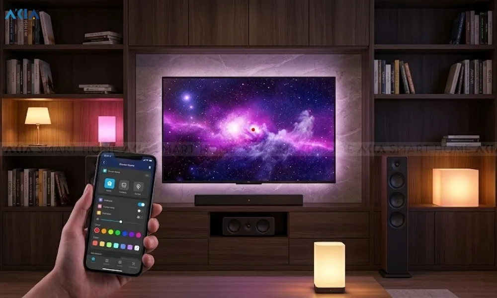 Đèn Led Dây Govee Tv Backlight 3 Lite H6097 (40-50Inch) 13 Đèn Led Dây Govee Tv Backlight 3 Lite H6097 (40″-50″) - Akia Smart Home