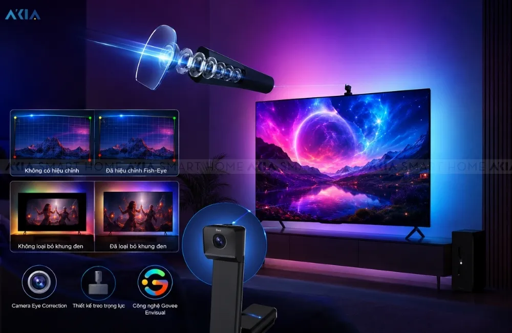 Đèn Led Dây Govee Tv Backlight 3 Lite H6097 (40-50Inch) 10 Đèn Led Dây Govee Tv Backlight 3 Lite H6097 (40″-50″) - Akia Smart Home