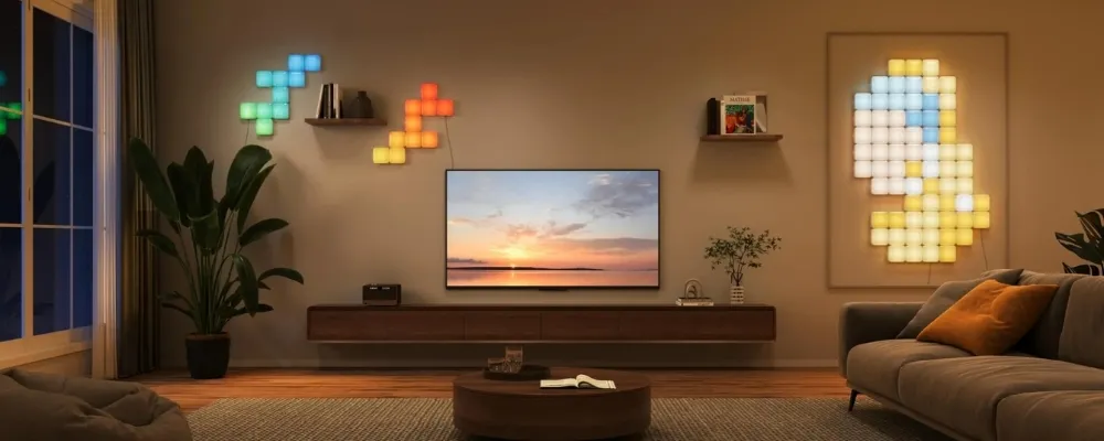 Đèn Led Trang Trí Tường Govee Mini Panel Lights H6069 16 Đèn Led Trang Trí Tường Govee Mini Panel Lights H6069 - Akia Smart Home