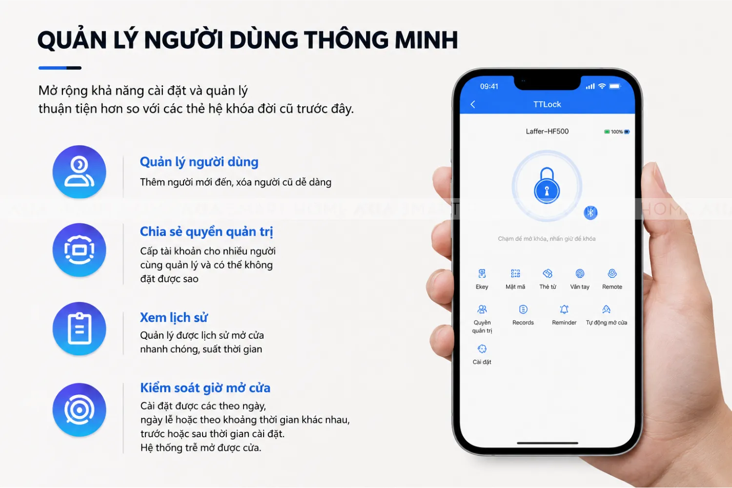 Hệ Thống Kiểm Soát Cửa Thông Minh Laffer Hf500 13 Hệ Thống Kiểm Soát Cửa Thông Minh Laffer Hf500 - Akia Smart Home
