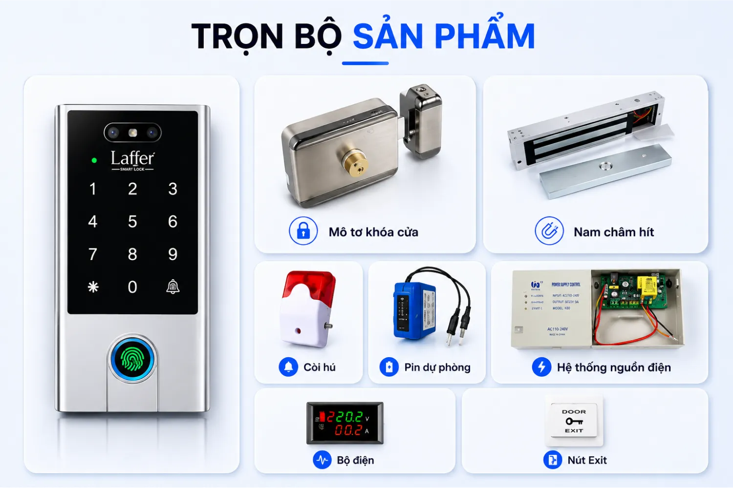Hệ Thống Kiểm Soát Ra Vào Bằng Khuôn Mặt Laffer Vf500 19 Hệ Thống Kiểm Soát Nhà Trọ Bằng Khuôn Mặt Laffer Vf500 - Akia Smart Home