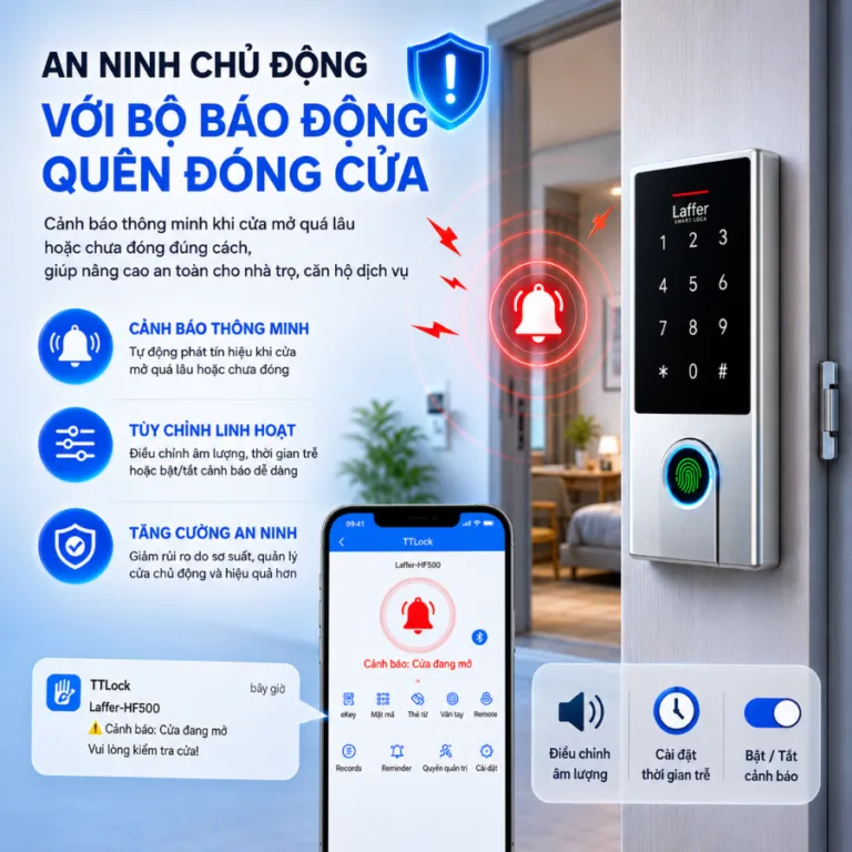 Hệ thống kiểm soát cửa thông minh Laffer HF500 - AKIA Smart Home