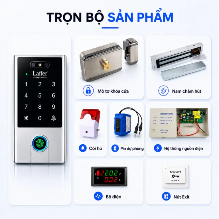 Hệ thống kiểm soát ra vào bằng khuôn mặt Laffer VF500 - AKIA Smart Home