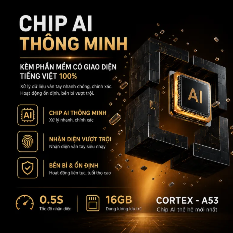 Hệ thống kiểm soát ra vào bằng khuôn mặt Laffer VF500 - AKIA Smart Home