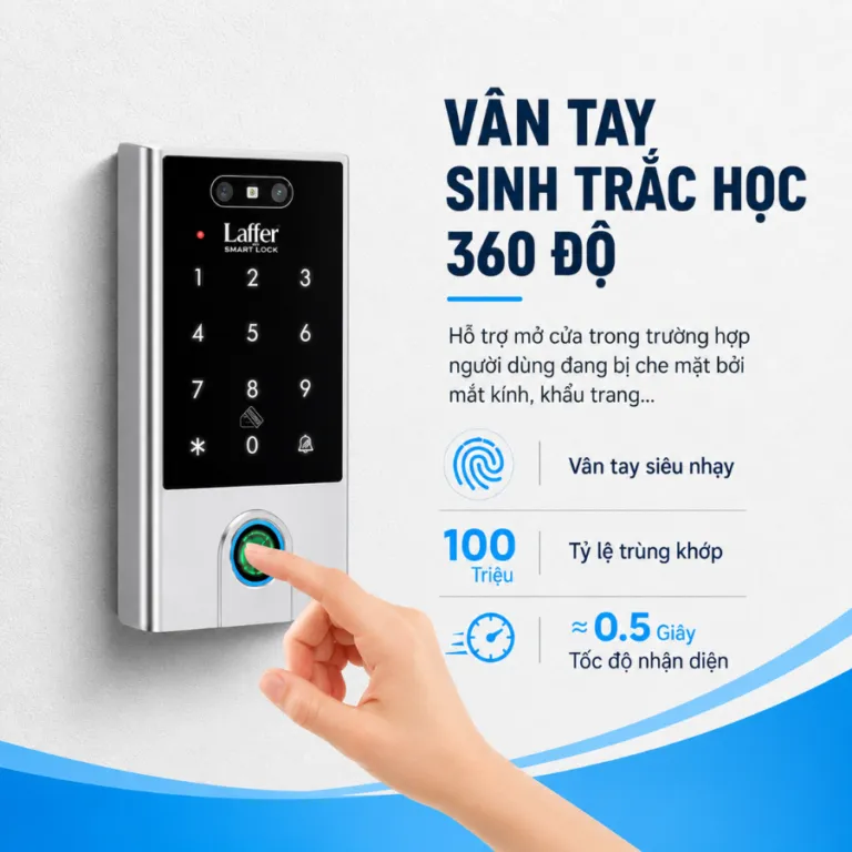 Hệ thống kiểm soát ra vào bằng khuôn mặt Laffer VF500 - AKIA Smart Home