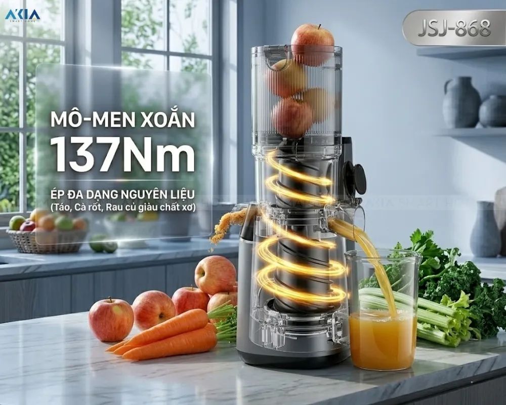 Máy Ép Chậm Joyoung Jsj-868 10 Máy Ép Chậm Joyoung Jsj-868 - Akia Smart Home